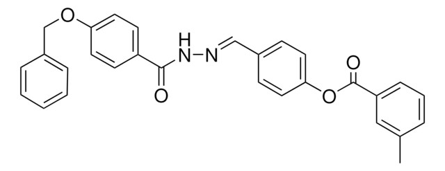 4-(2-(4-(BENZYLOXY)BENZOYL)CARBOHYDRAZONOYL)PHENYL 3-METHYLBENZOATE ...