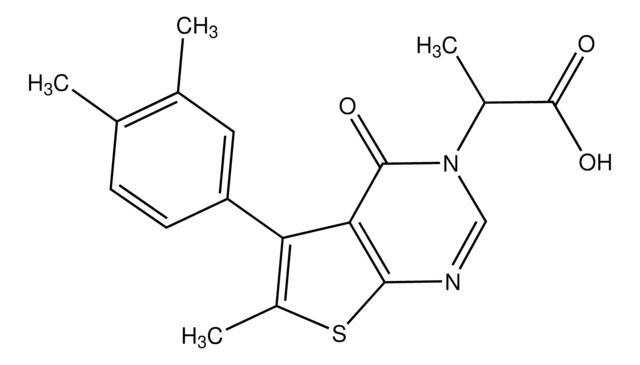 2-[5-(3,4-DiMe-phenyl)-6-Me-4-oxothieno[2,3-d]pyrimidin-3(4H)-yl]propionic acid