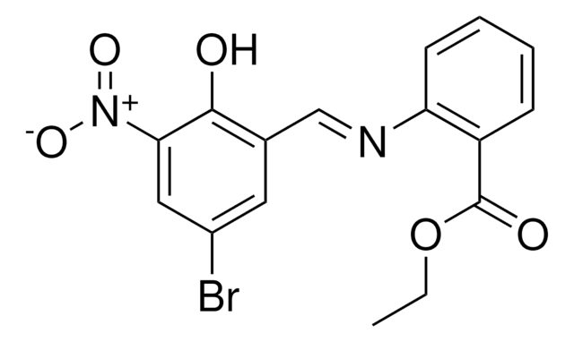 ETHYL 2-((5-BROMO-2-HYDROXY-3-NITROBENZYLIDENE)AMINO)BENZOATE AldrichCPR