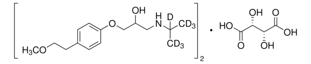 (±)-Metoprolol-(isopropyl-d7) -(+)-tartrat (Salz) VETRANAL&#174;, analytical standard