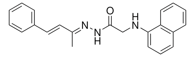 N'-(1-METHYL-3-PHENYL-2-PROPENYLIDENE)-2-(1-NAPHTHYLAMINO)ACETOHYDRAZIDE AldrichCPR