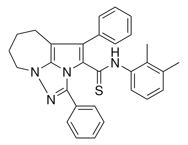 N-(2,3-DIMETHYLPHENYL)-2,4-DIPHENYL-5,6,7,8-TETRAHYDRO-1,2A,8A-TRIAZACYCLOPENTA[CD]AZULENE-3-CARBOTHIOAMIDE AldrichCPR