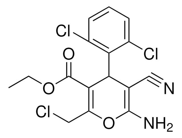 ET 6-AMINO-2-(CL-METHYL)-5-CYANO-4-(2,6-DICHLOROPHENYL)-4H-PYRAN-3-CARBOXYLATE AldrichCPR