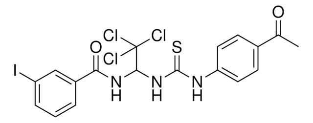 N-(1-(((4-ACETYLANILINO)CARBOTHIOYL)AMINO)-2,2,2-TRICHLOROETHYL)-3-IODOBENZAMIDE AldrichCPR