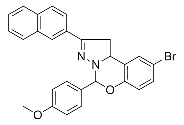 4-[9-BROMO-2-(2-NAPHTHYL)-1,10B-DIHYDROPYRAZOLO[1,5-C][1,3]BENZOXAZIN-5-YL]PHENYL METHYL ETHER AldrichCPR