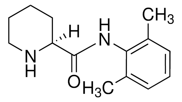 (2S)-N-(2,6-Dimethylphenyl)piperidine-2-carboxamide certified reference material, TraceCERT&#174;, Manufactured by: Sigma-Aldrich Production GmbH, Switzerland