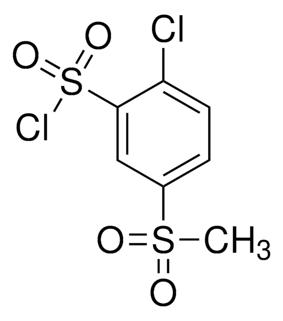 2-chloro-5-(methylsulfonyl)benzenesulfonyl chloride AldrichCPR