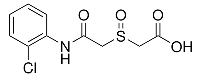 ((2-(2-CHLOROANILINO)-2-OXOETHYL)SULFINYL)ACETIC ACID AldrichCPR