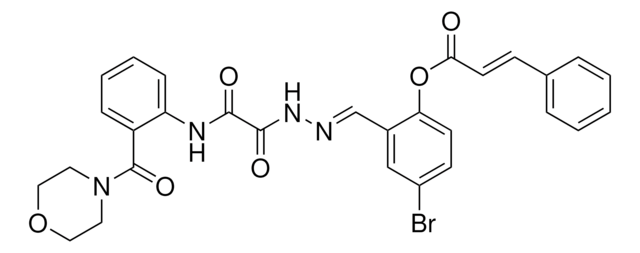 4-BROMO-2-((E)-{[[2-(4-MORPHOLINYLCARBONYL)ANILINO](OXO)ACETYL]HYDRAZONO}METHYL)PHENYL (2E)-3-PHENYL-2-PROPENOATE AldrichCPR