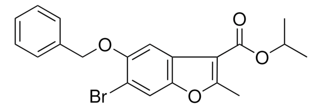 ISOPROPYL 5-(BENZYLOXY)-6-BROMO-2-METHYL-1-BENZOFURAN-3-CARBOXYLATE AldrichCPR