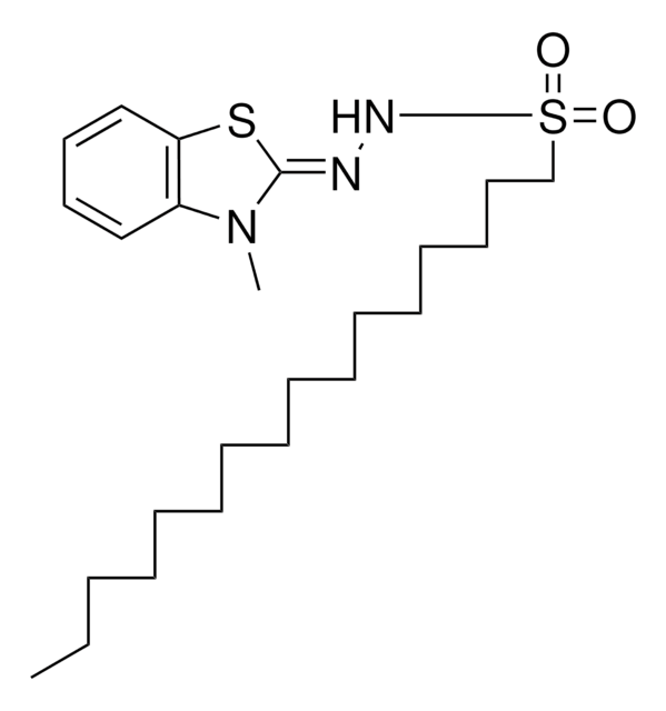 1-HEXADECANESULFONIC ACID (3-METHYL-2-BENZOTHIAZOLINYLIDENE)HYDRAZIDE AldrichCPR