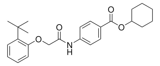 CYCLOHEXYL 4-(((2-TERT-BUTYLPHENOXY)ACETYL)AMINO)BENZOATE AldrichCPR