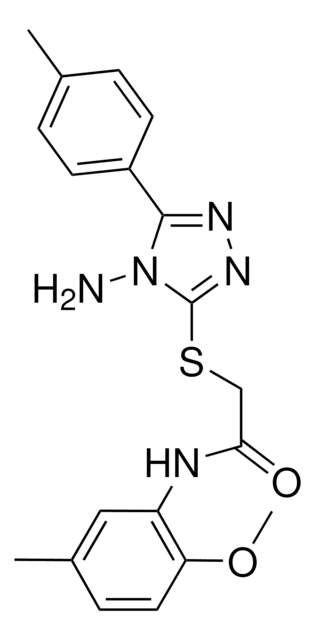 2-{[4-AMINO-5-(4-METHYLPHENYL)-4H-1,2,4-TRIAZOL-3-YL]SULFANYL}-N-(2-METHOXY-5-METHYLPHENYL)ACETAMIDE AldrichCPR