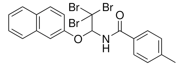 4-METHYL-N-(2,2,2-TRIBROMO-1-(2-NAPHTHYLOXY)ETHYL)BENZAMIDE AldrichCPR