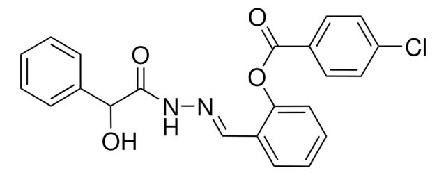 2-(2-(HYDROXY(PHENYL)ACETYL)CARBOHYDRAZONOYL)PHENYL 4-CHLOROBENZOATE AldrichCPR