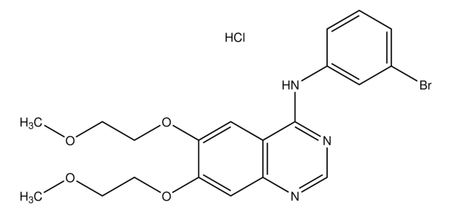 N-(3-bromophenyl)-6,7-bis(2-methoxyethoxy)quinazolin-4-amine hydrochloride AldrichCPR