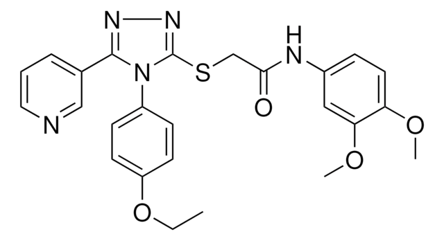 N-(3,4-DIMETHOXYPHENYL)-2-{[4-(4-ETHOXYPHENYL)-5-(3-PYRIDINYL)-4H-1,2,4-TRIAZOL-3-YL]SULFANYL}ACETAMIDE AldrichCPR