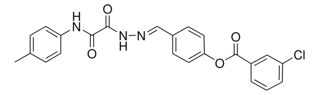 4-(2-(OXO(4-TOLUIDINO)ACETYL)CARBOHYDRAZONOYL)PHENYL 3-CHLOROBENZOATE AldrichCPR