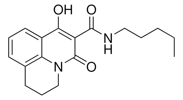 7-HO-5-OXO-N-PENTYL-2,3-DIHYDRO-1H,5H-PYRIDO(3,2,1-IJ)QUINOLINE-6-CARBOXAMIDE AldrichCPR