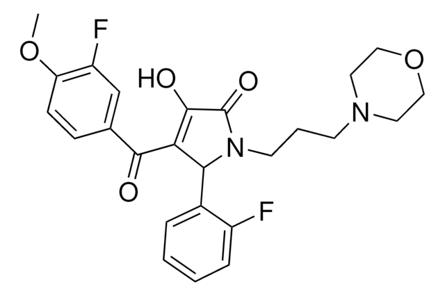 4-(3-FLUORO-4-METHOXYBENZOYL)-5-(2-FLUOROPHENYL)-3-HYDROXY-1-[3-(4-MORPHOLINYL)PROPYL]-1,5-DIHYDRO-2H-PYRROL-2-ONE AldrichCPR