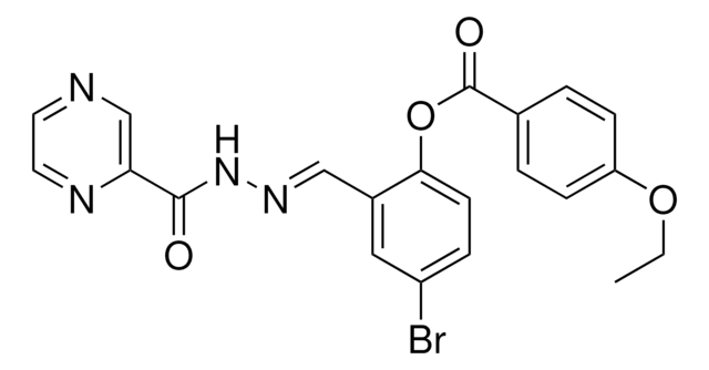 4-BROMO-2-(2-(2-PYRAZINYLCARBONYL)CARBOHYDRAZONOYL)PHENYL 4-ETHOXYBENZOATE AldrichCPR