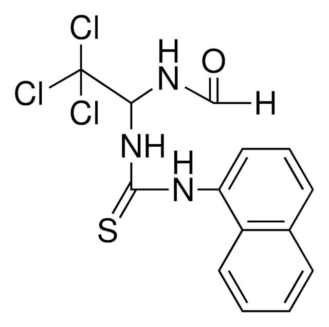 N-(2,2,2-TRICHLORO-1-(3-NAPHTHALEN-1-YL-THIOUREIDO)-ETHYL)-FORMAMIDE AldrichCPR