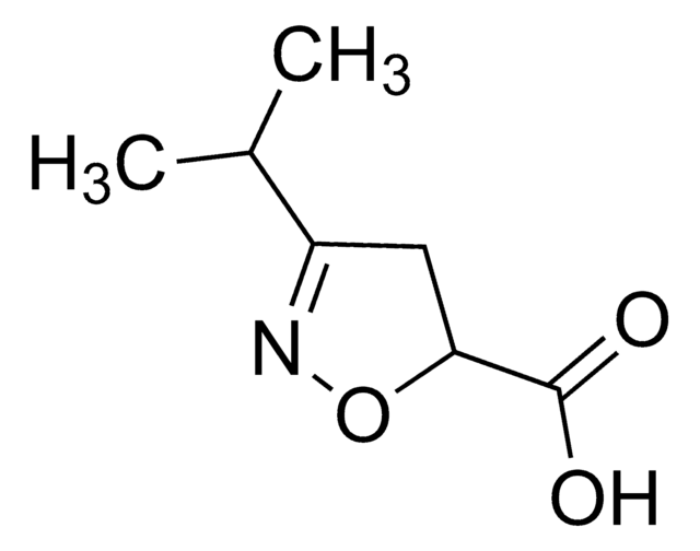 3-Isopropyl-4,5-dihydroisoxazole-5-carboxylic acid AldrichCPR