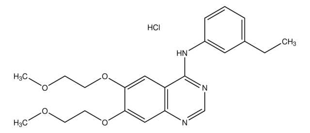 N-(3-ethylphenyl)-6,7-bis(2-methoxyethoxy)quinazolin-4-amine hydrochloride AldrichCPR