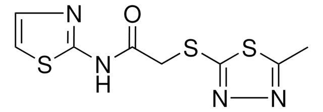 2-((5-METHYL-1,3,4-THIADIAZOL-2-YL)THIO)-N-(1,3-THIAZOL-2-YL)ACETAMIDE AldrichCPR