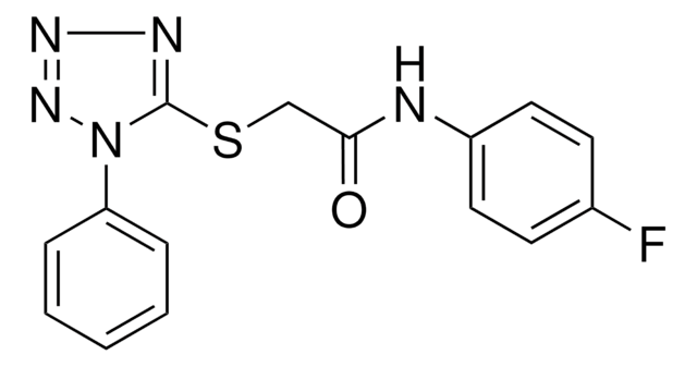 N-(4-FLUOROPHENYL)-2-((1-PHENYL-1H-TETRAAZOL-5-YL)THIO)ACETAMIDE AldrichCPR