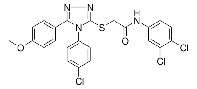 2-{[4-(4-CHLOROPHENYL)-5-(4-METHOXYPHENYL)-4H-1,2,4-TRIAZOL-3-YL]SULFANYL}-N-(3,4-DICHLOROPHENYL)ACETAMIDE AldrichCPR