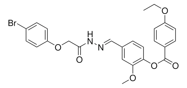 4-(2-((4-BROMOPHENOXY)ACETYL)CARBOHYDRAZONOYL)-2-METHOXYPHENYL 4-ETHOXYBENZOATE AldrichCPR