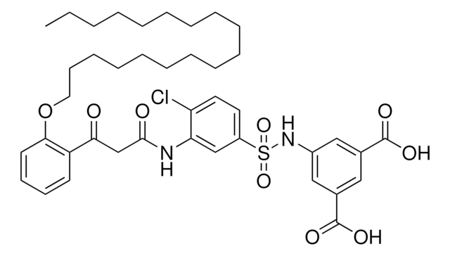 5-({[4-CHLORO-3-({3-[2-(OCTADECYLOXY)PHENYL]-3-OXOPROPANOYL}AMINO)PHENYL]SULFONYL}AMINO)ISOPHTHALIC ACID AldrichCPR