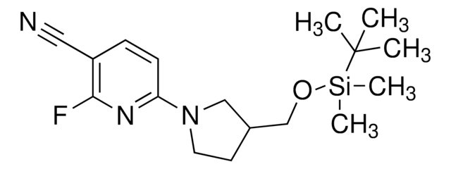 6-(3-((tert-Butyldimethylsilyloxy)methyl)pyrrolidin-1-yl)-2-fluoronicotinonitrile AldrichCPR