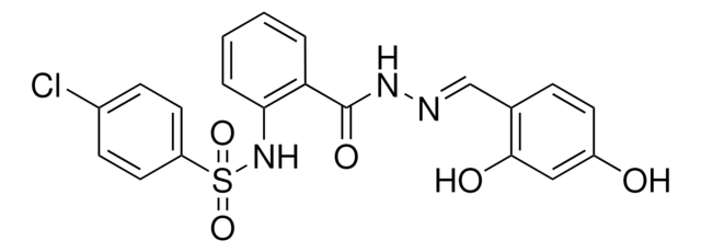 4-CL-N-(2-((2-(2,4-DIHYDROXYBENZYLIDENE)HYDRAZINO)CARBONYL)PH)BENZENESULFONAMIDE AldrichCPR