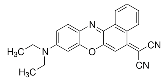 [9-(Diethylamino)-5H-benzo[a]phenoxazin-5-ylidene]malononitrile 97%