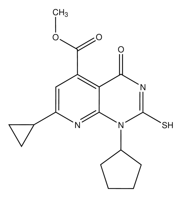 Methyl 1-cyclopentyl-7-cyclopropyl-2-mercapto-4-oxo-1,4-dihydropyrido[2,3-d]pyrimidine-5-carboxylate