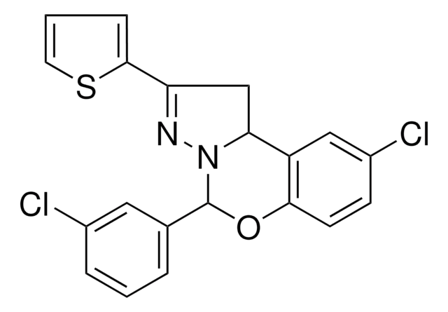 8-CL-4(3-CL-PH)2-THIOPHEN-2-YL-1,9B-2H-5-OXA-3,3A-DIAZA-CYCLOPENTA(A)NAPHTHALENE AldrichCPR