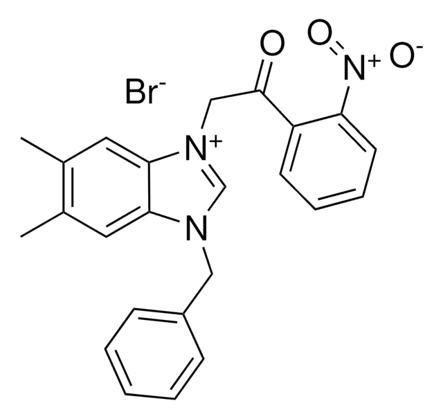 3-BENZYL-5,6-DIMETHYL-1-(2-(2-NITROPHENYL)-2-OXOETHYL)-3H-BENZIMIDAZOL ...