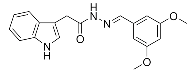 N'-[(3,5-DIMETHOXYPHENYL)METHYLIDENE]-2-(1H-INDOL-3-YL)ACETOHYDRAZIDE AldrichCPR