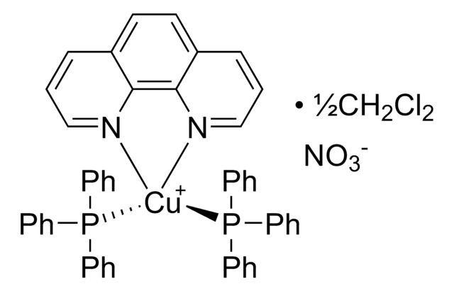 (1,10-Phenanthroline)bis(triphenylphosphine)copper(I) nitrate dichloromethane adduct 95%