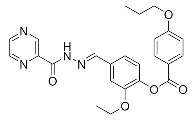 2-ETHOXY-4-(2-(2-PYRAZINYLCARBONYL)CARBOHYDRAZONOYL)PHENYL 4-PROPOXYBENZOATE AldrichCPR