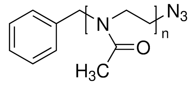 Poly(2-methyl-2-oxazoline), &#945;-benzyl, &#969;-azide terminated average Mn 2,000, PDI &lt;1.3