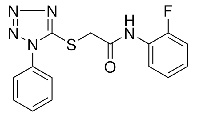 N-(2-FLUOROPHENYL)-2-((1-PHENYL-1H-TETRAAZOL-5-YL)THIO)ACETAMIDE AldrichCPR