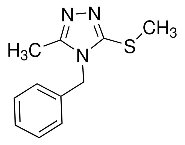 4-BENZYL-3-METHYL-5-(METHYLSULFANYL)-4H-1,2,4-TRIAZOLE AldrichCPR