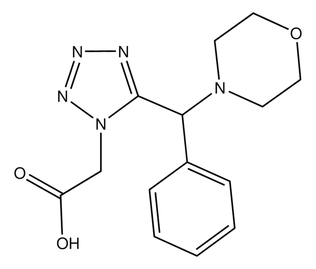 (5-[Morpholin-4-yl(phenyl)methyl]-1H-tetrazol-1-yl)acetic acid AldrichCPR