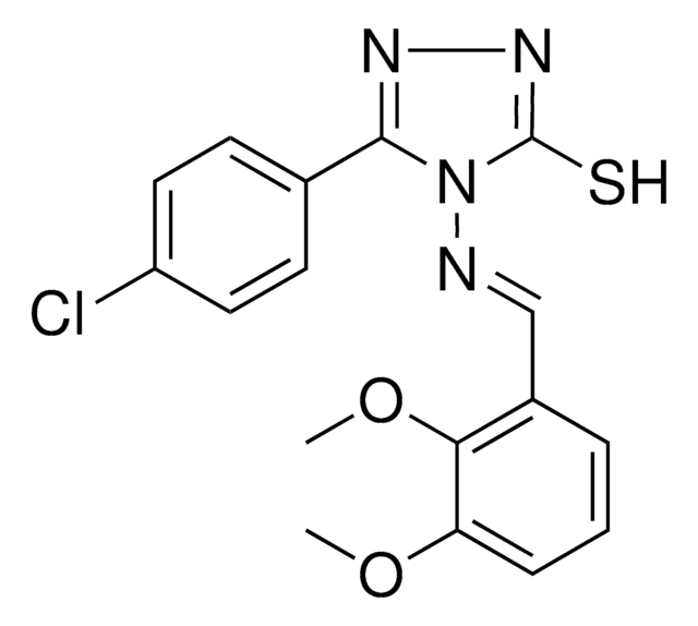 5-(4-CHLOROPHENYL)-4-((2,3-DIMETHOXYBENZYLIDENE)AMINO)-4H-1,2,4-TRIAZOLE-3-THIOL AldrichCPR