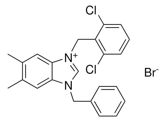 3-BENZYL-1-(2,6-DICHLOROBENZYL)-5,6-DIMETHYL-3H-BENZIMIDAZOL-1-IUM BROMIDE AldrichCPR