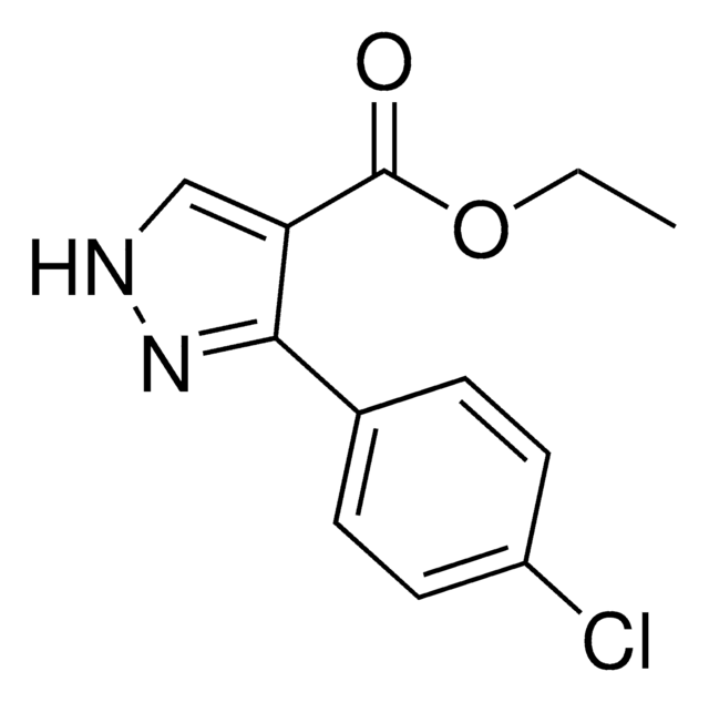 Ethyl 3-(4-chlorophenyl)-1H-pyrazole-4-carboxylate AldrichCPR