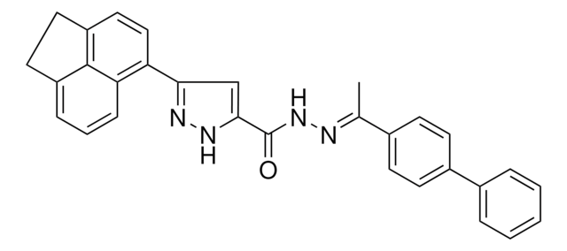 N'-[(E)-1-[1,1'-BIPHENYL]-4-YLETHYLIDENE]-3-(1,2-DIHYDRO-5-ACENAPHTHYLENYL)-1H-PYRAZOLE-5-CARBOHYDRAZIDE AldrichCPR